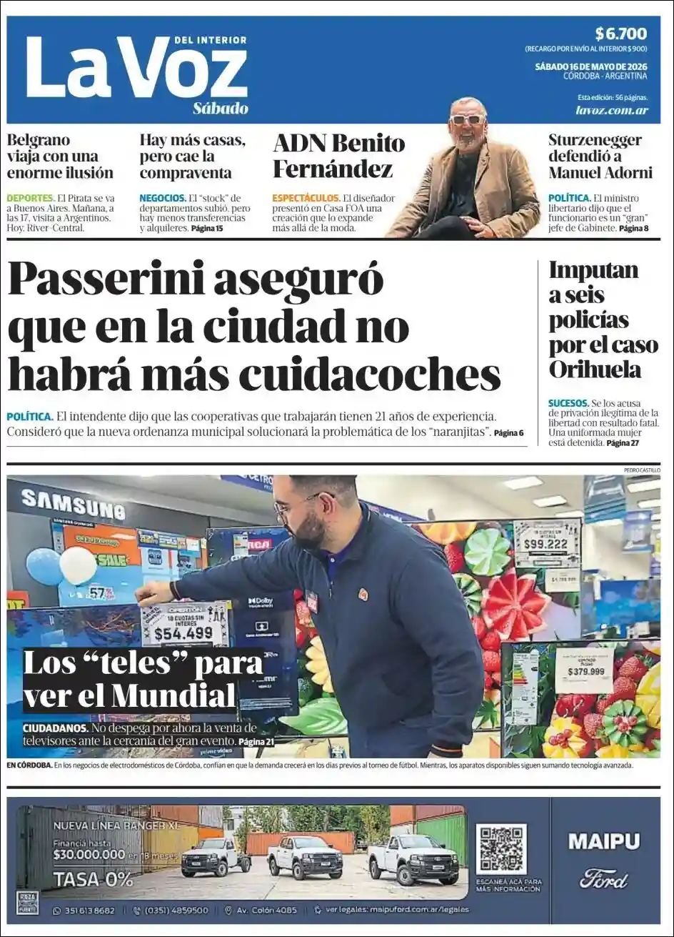 Evolucion Streaming | RADIO COSMOS - Tapa del diario La Voz